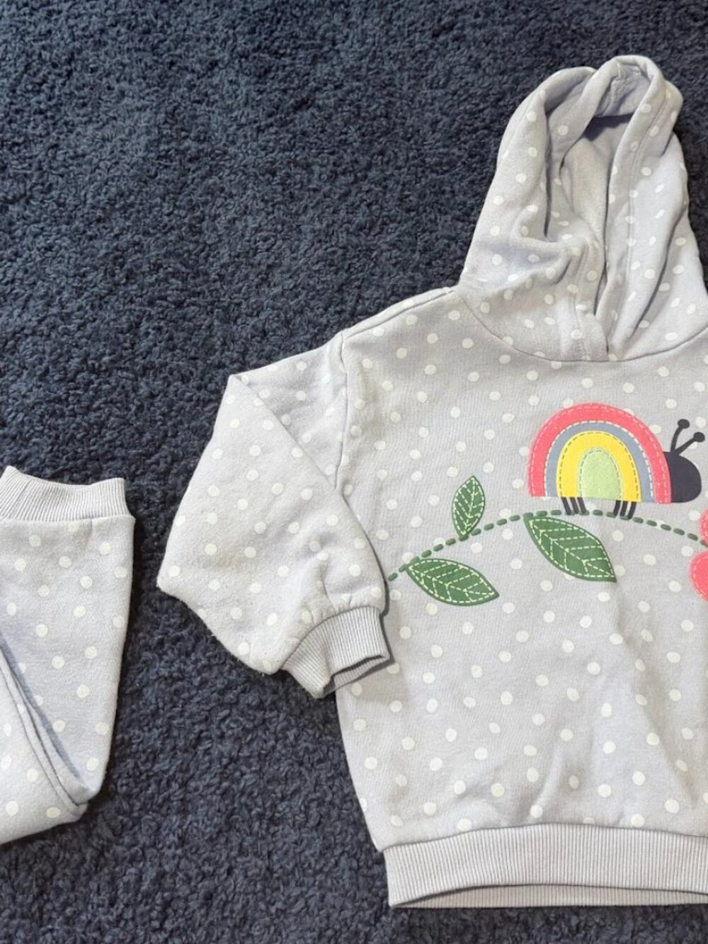 Kids Headquarters Girls 2-Piece Hoodie & Jogger Set – 3T – Periwinkle Blue